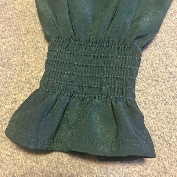 Richi blouse color green long sleeve size unitalla - Picture 10 of 12